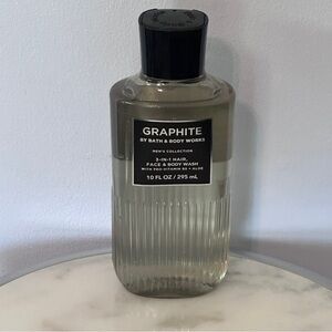 Bath & Body Works Men’s Collection Graphite 3 in 1 Hair Face and Body Wash New